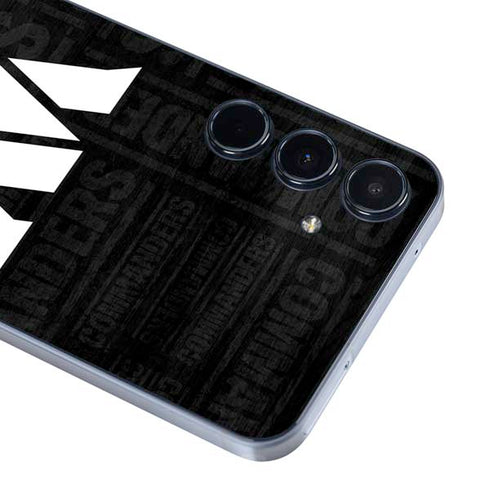 NFL Washington Commanders Black and White Galaxy A55 5G Skin